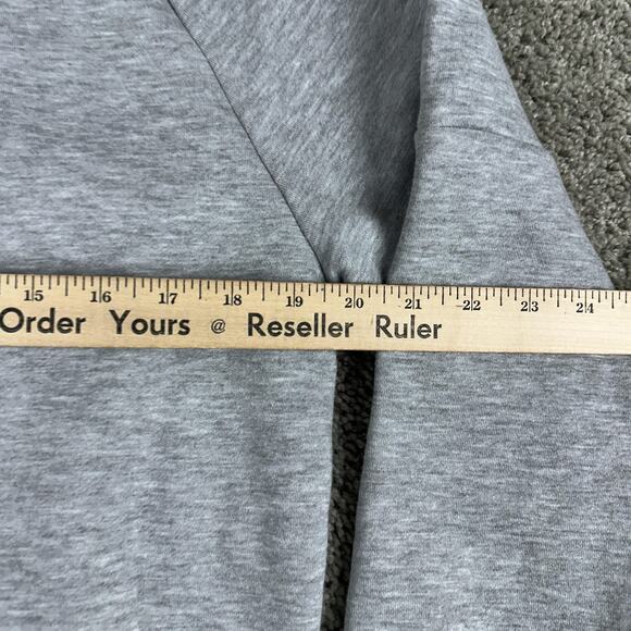 AND1 Hoodie Mens Small Heather Gray Pullover Embroidered Basketball Fleece Logo - Picture 10 of 12